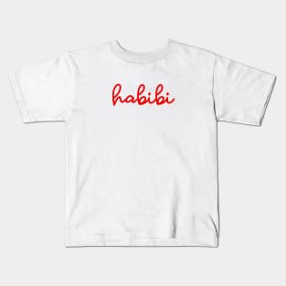 habibi - supreme red Kids T-Shirt